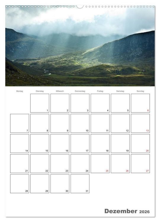Produktbild: Schottland f&uuml;r Naturliebhaber (Wandkalender 2026 DIN A2 hoch), CALVENDO Monatskalender