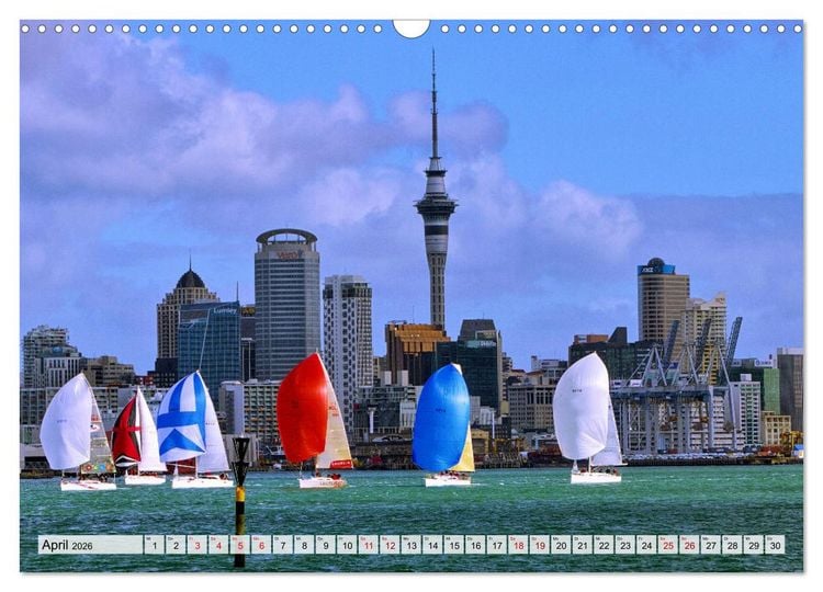 Produktbild: Segeln - mit dem Wind (Wandkalender 2026 DIN A3 quer), CALVENDO Monatskalender