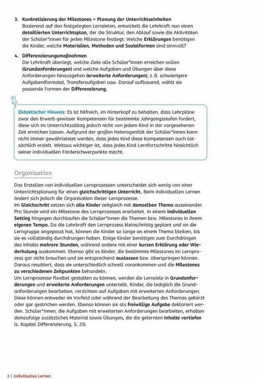 Produktbild: Individuelles Lernen &ndash; praxiserprobt