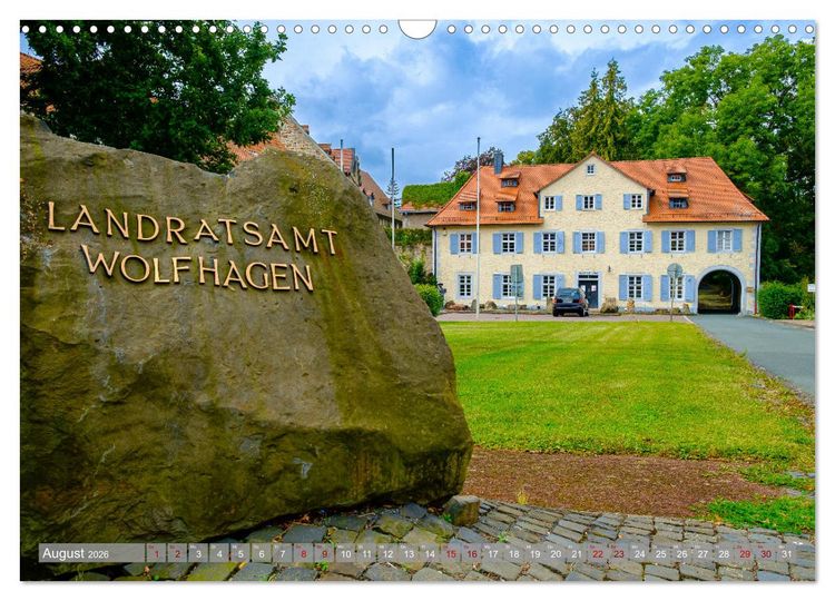 Produktbild: Ein Blick auf Wolfhagen (Wandkalender 2026 DIN A3 quer), CALVENDO Monatskalender