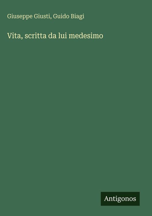 Produktbild: Vita, scritta da lui medesimo