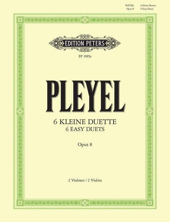 Produktbild: 6 kleine Duette op. 8