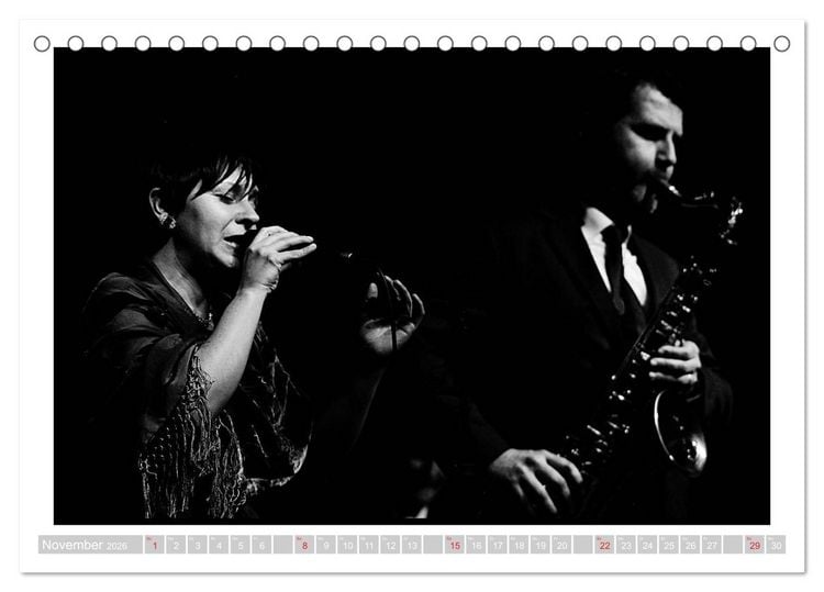 Produktbild: Jazz Ladies in der alten Schmiede (Tischkalender 2026 DIN A5 quer), CALVENDO Monatskalender