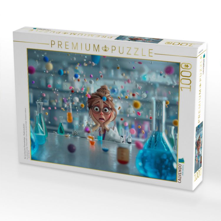 Produktbild: CALVENDO Puzzle Nur ein bisschen Pharmakologie - Medizinstudentin | 1000 Teile Lege-Gr&ouml;&szlig;e 64x48cm Foto-Puzzle f&uuml;r gl&uuml;ckliche Stunden