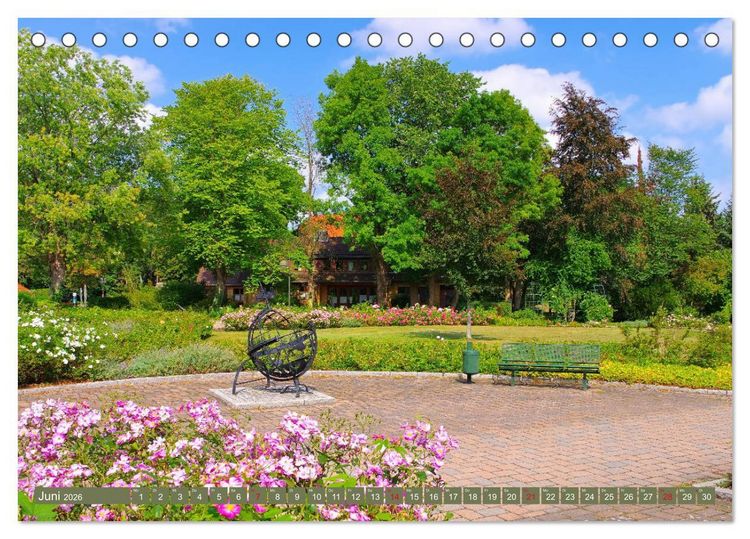 Produktbild: Bad Bodenteich - Kurort in der L&uuml;neburger Heide (Tischkalender 2026 DIN A5 quer), CALVENDO Monatskalender