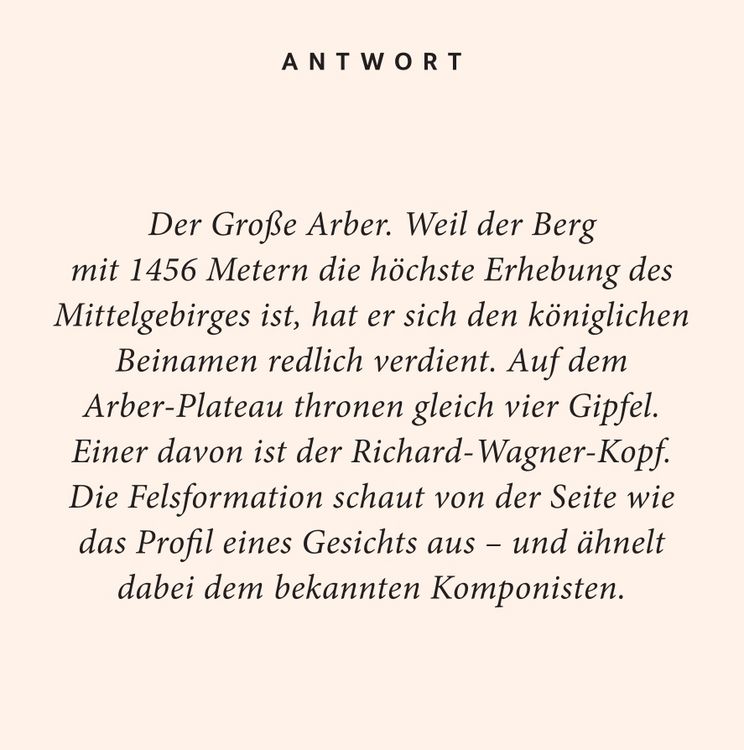 Produktbild: Bayerischer Wald-Quiz