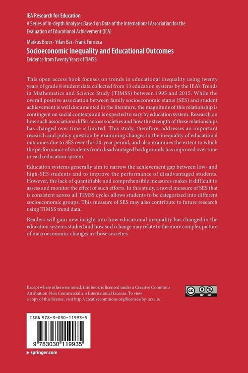 Produktbild: Socioeconomic Inequality and Educational Outcomes