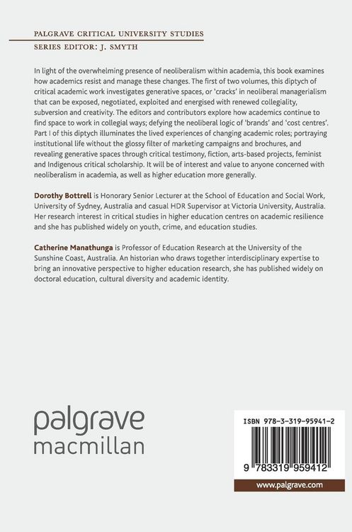 Produktbild: Resisting Neoliberalism in Higher Education Volume I