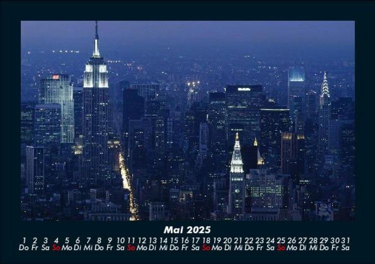 Produktbild: New York 2025 Fotokalender DIN A5