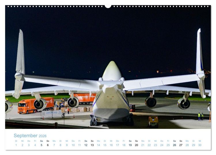 Produktbild: Antonov Airlines, Transportflugzeuge der Superlative (Wandkalender 2026 DIN A2 quer), CALVENDO Monatskalender