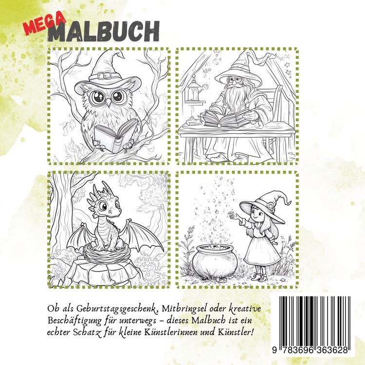 Produktbild: MEGA Malbuch Magische Welt