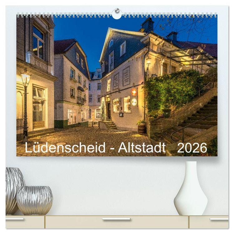 Produktbild: L&uuml;denscheid - Die Altstadt 2026 (hochwertiger Premium Wandkalender 2026 DIN A2 quer), Kunstdruck in Hochglanz