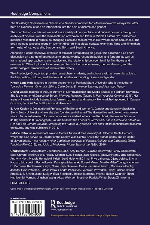 Produktbild: The Routledge Companion to Cinema & Gender