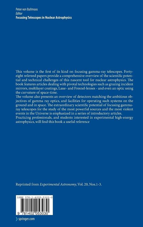 Produktbild: Focusing Telescopes in Nuclear Astrophysics
