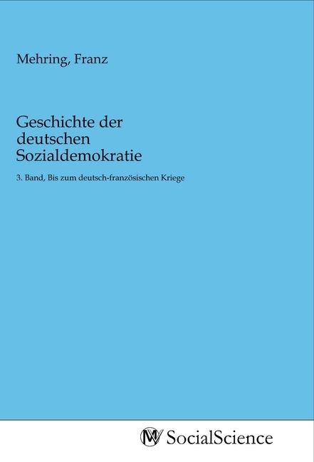 Produktbild: Geschichte der deutschen Sozialdemokratie