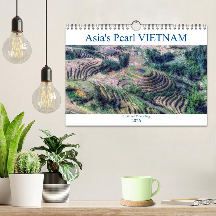 Produktbild: Asia's Pearl Vietnam (Wall Calendar 2026 DIN A4 landscape), CALVENDO 12 Month Wall Calendar