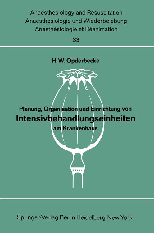 Produktbild: Planung, Organisation und Einrichtung von Intensivbehandlungseinheiten am Krankenhaus
