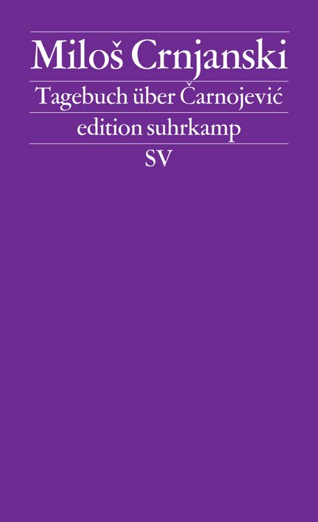 Produktbild: Tagebuch &uuml;ber Carnojevic