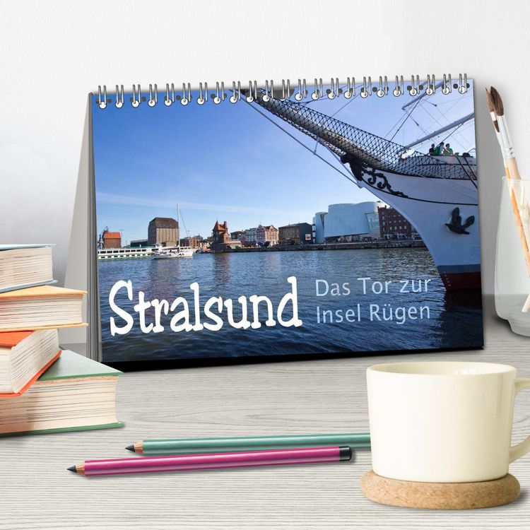 Produktbild: Stralsund. Das Tor zur Insel R&uuml;gen (Tischkalender 2026 DIN A5 quer), CALVENDO Monatskalender