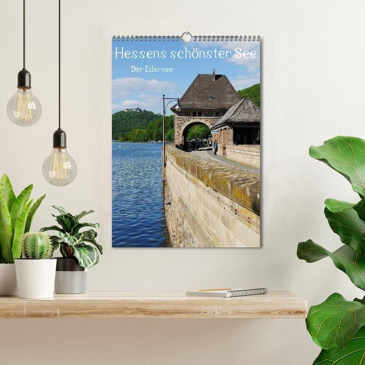 Produktbild: Hessens sch&ouml;nster See - Der Edersee (Wandkalender 2026 DIN A3 hoch), CALVENDO Monatskalender