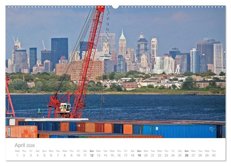 Produktbild: Fascination of Shipping On board around the world (High Quality Premium Wall Calendar 2026 DIN A2 landscape),CALVENDO 12 Month Wall Calendar