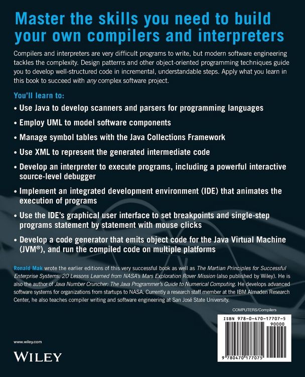 Produktbild: Writing Compilers and Interpreters
