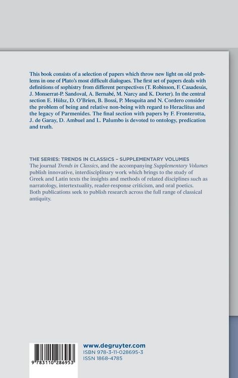 Produktbild: Plato's "Sophist" Revisited