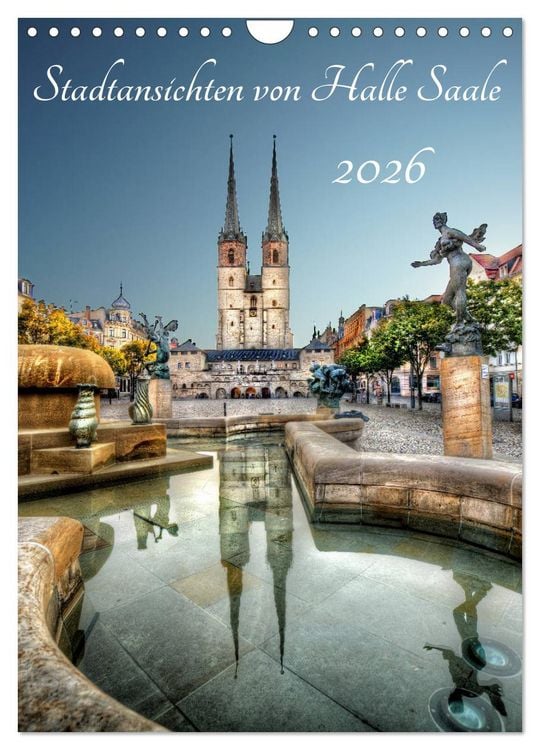 Produktbild: Stadtansichten von Halle Saale 2026 (Wandkalender 2026 DIN A4 hoch), CALVENDO Monatskalender
