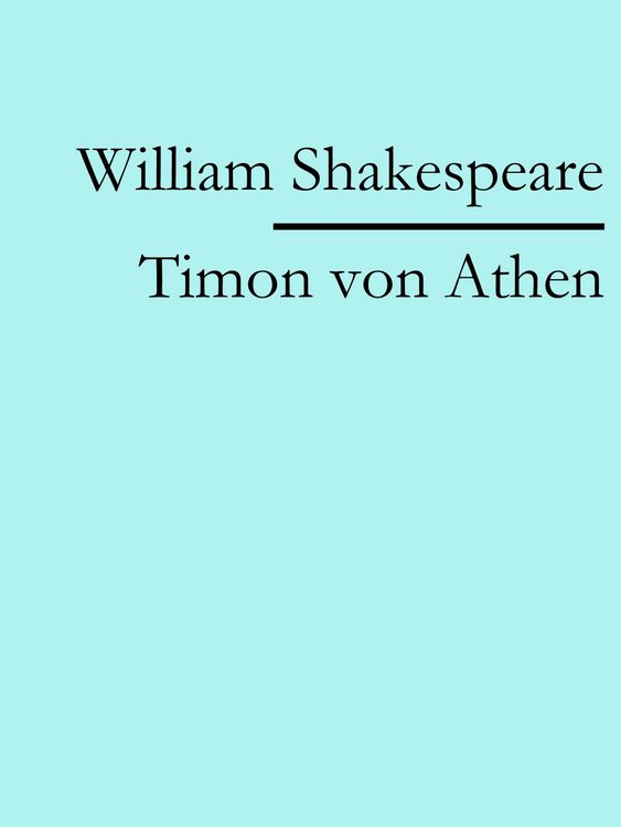 Produktbild: Timon von Athen