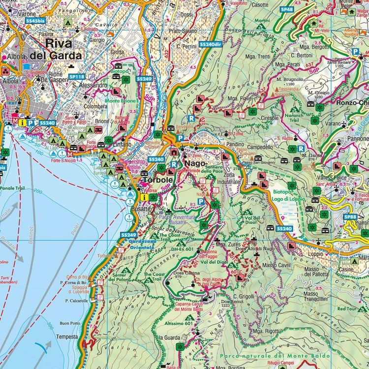 Produktbild: freytag & berndt Wanderkarte WKI 01 Gardasee 1:50.000