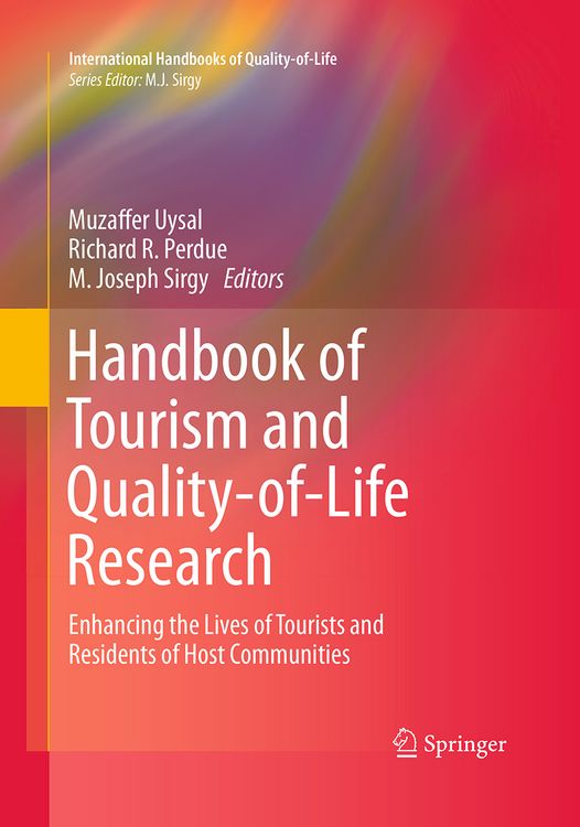 Produktbild: Handbook of Tourism and Quality-of-Life Research