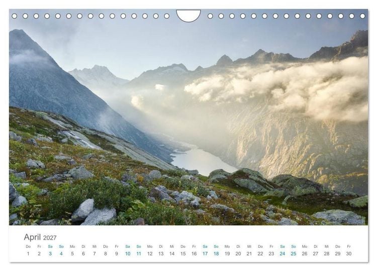 Produktbild: Alpen im Licht (Wandkalender 2027 DIN A4 quer), CALVENDO Monatskalender