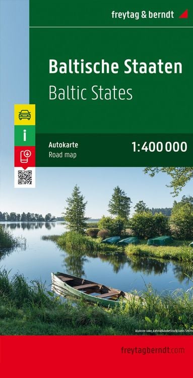 Produktbild: Baltische Staaten/Autokarte