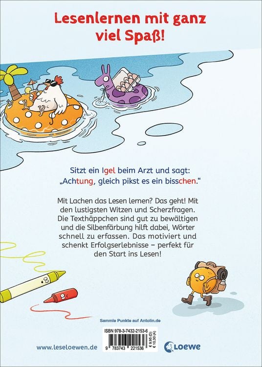 Produktbild: Lesel&ouml;wen - Die lustigsten Witze zum Lesenlernen