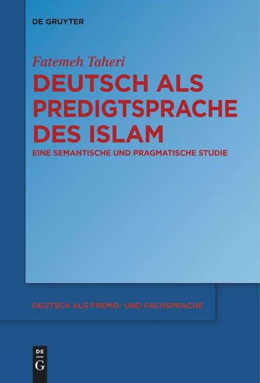 Produktbild: Deutsch als Predigtsprache des Islam