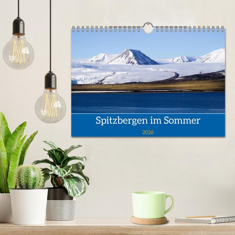 Produktbild: Spitzbergen im Sommer (Wandkalender 2026 DIN A4 quer), CALVENDO Monatskalender