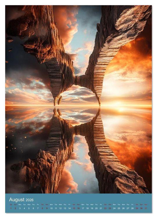 Produktbild: Fascinatingly Surreal (Wall Calendar 2026 DIN A2 portrait), CALVENDO 12 Month Wall Calendar