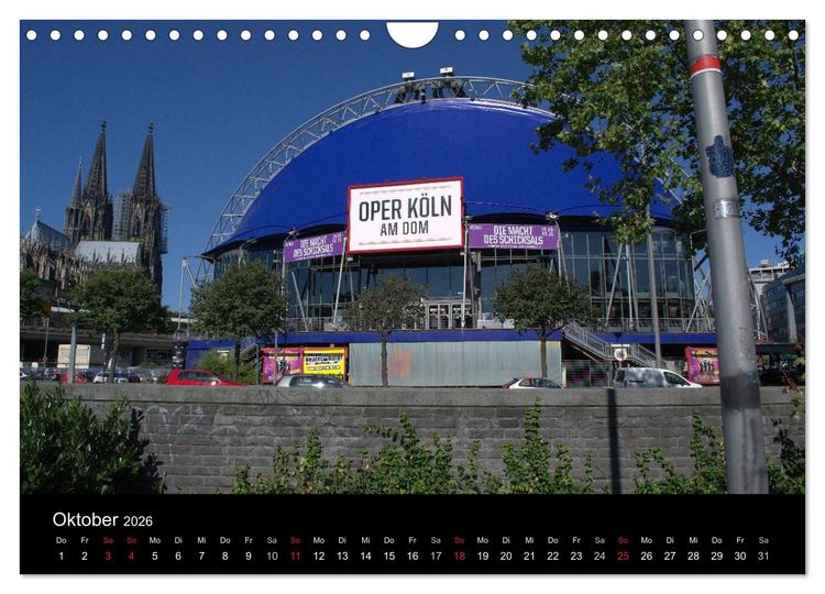 Produktbild: K&Ouml;LN-Kalender (Wandkalender 2026 DIN A4 quer), CALVENDO Monatskalender