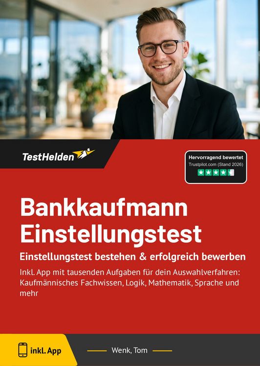 Produktbild: Bankkaufmann Einstellungstest: Einstellungstest bestehen & erfolgreich bewerben