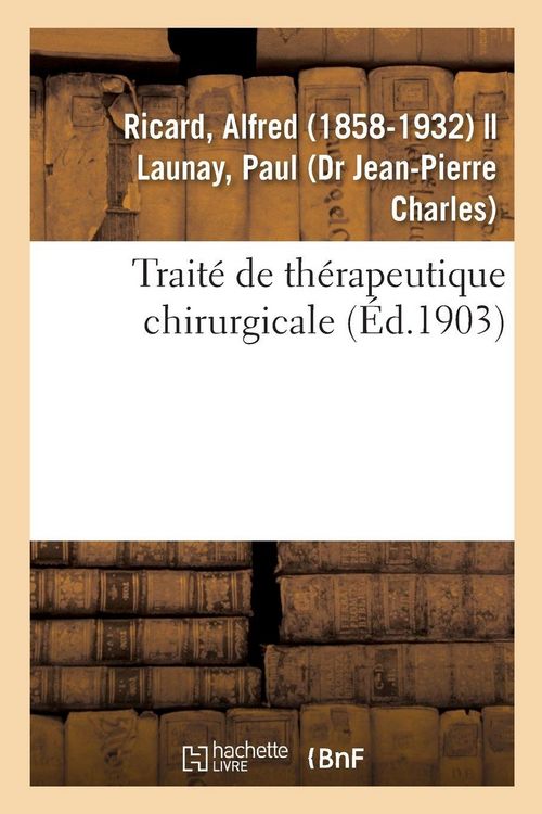 Produktbild: Trait&eacute; de th&eacute;rapeutique chirurgicale