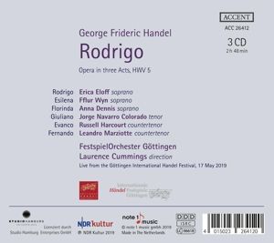 Produktbild: George Frideric Handel RODRIGO