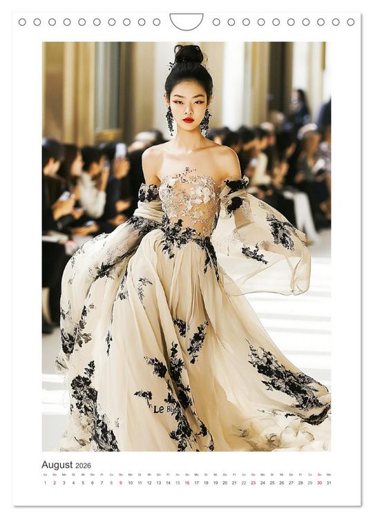 Produktbild: Asian High Fashion. Eleganz und Glamour auf dem Laufsteg (Wandkalender 2026 DIN A4 hoch), CALVENDO Monatskalender