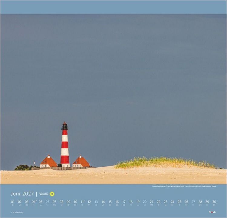 Produktbild: Nationalpark Wattenmeer Edition Kalender 2027 - Martin Stock
