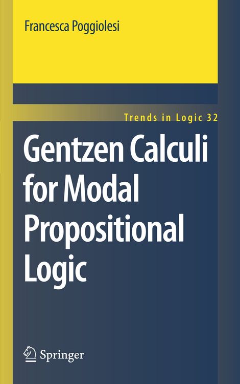 Produktbild: Gentzen Calculi for Modal Propositional Logic