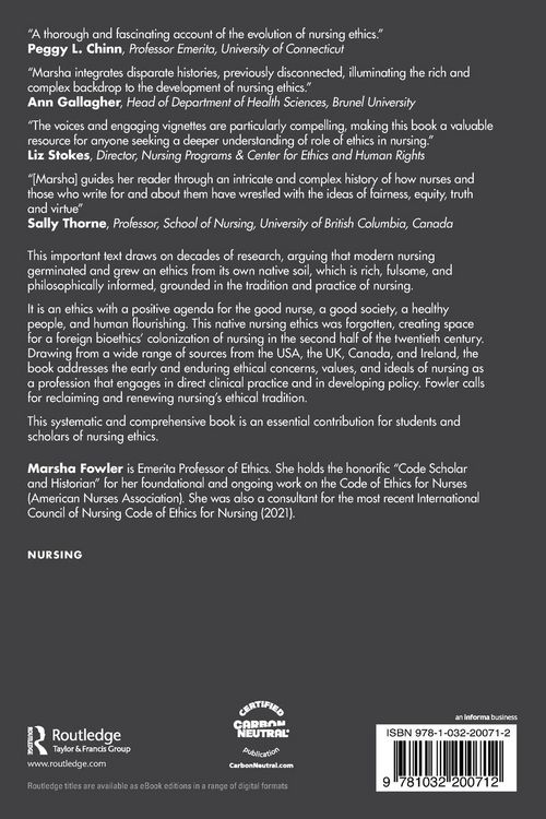 Produktbild: Nursing Ethics, 1880s to the Present