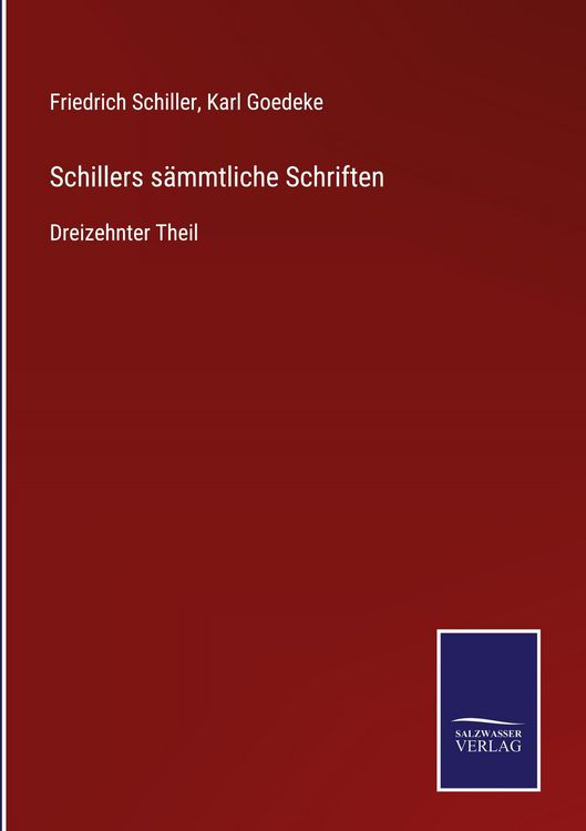 Produktbild: Schillers s&auml;mmtliche Schriften