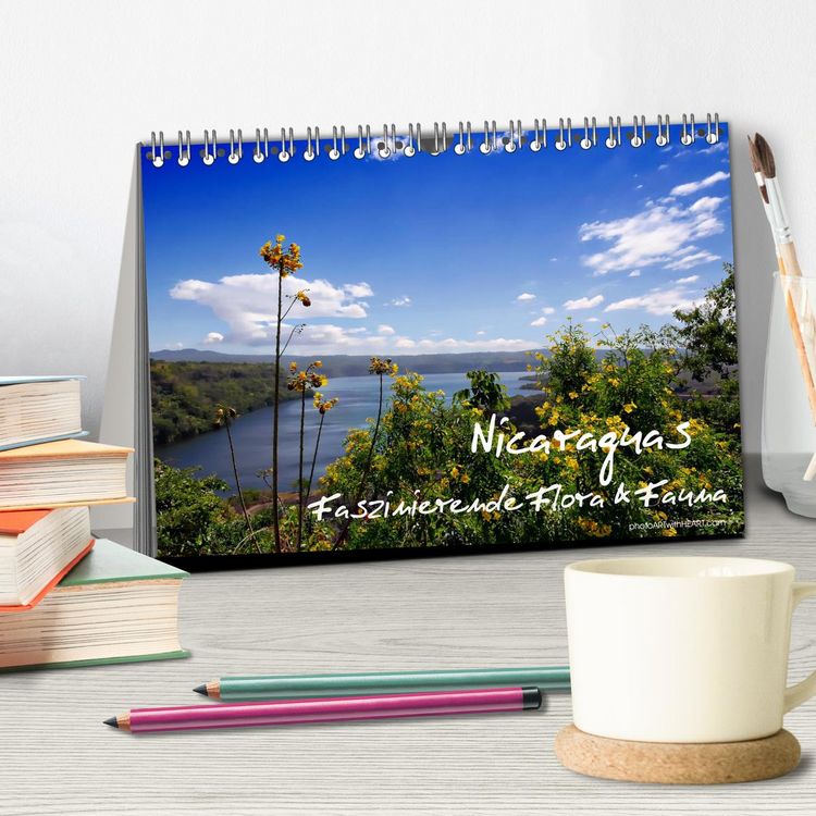 Produktbild: Nicaraguas faszinierende Flora & Fauna (Tischkalender 2026 DIN A5 quer), CALVENDO Monatskalender