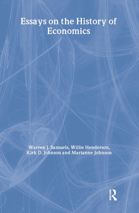 Produktbild: Essays in the History of Economics
