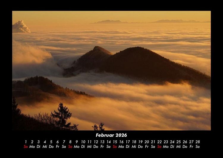 Produktbild: Bergige Welten 2026 Fotokalender DIN A3