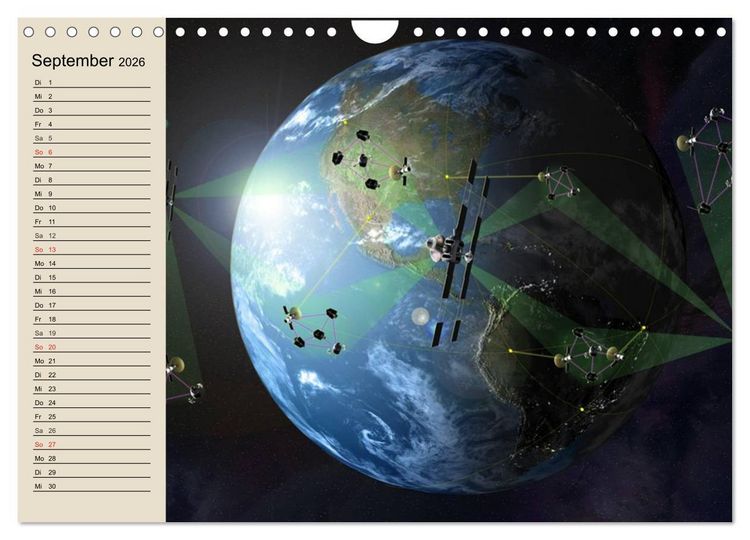 Produktbild: Raumfahrt und Weltall (Wandkalender 2026 DIN A4 quer), CALVENDO Monatskalender